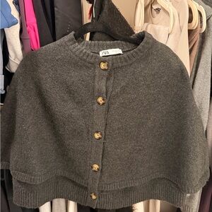 Zara knit cape